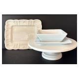 DR - Porcelain Serving Set with Dessert Stand and Decorative Platters