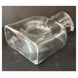 K - Lot of Glass Vases with 2004 Blenko Double Spout Pitcher