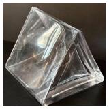 K - Lot of Glass Vases with 2004 Blenko Double Spout Pitcher