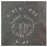 K - Set of 6 Pyrex Glass Pie Dishes Assorted Sizes up to 10 Inches