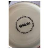 K - iittala Taika Porcelain Mug and Pier 1 Red Earthenware Bowl