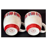 K - Set of 5 Nordic Theme Bergquist Imports Coffee Mugs