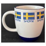 K - Set of 5 Nordic Theme Bergquist Imports Coffee Mugs