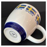 K - Set of 5 Nordic Theme Bergquist Imports Coffee Mugs