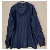LR - Columbia Navy Blue Wind or Rain Jacket Size 2XT