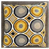 LR - Decor Collection with Pillows, Wooden Painted Fish, and New Pillow Covers