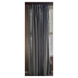 MBR - Set of 4 Gray Curtain Panels with Room Darkening Shades, 82x50 Inches Each