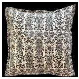 LR - Set of 2 Throw Pillows with Cartoon and Floral Designs and 1 Goose-Themed Pillow Cover