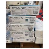 150 SF of Special LVP Provenza Uptown, chic colors, barley, beige, and four cartons of Jackpot.