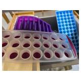 3Tier craft cart with craft supplies like resin, wood crafts