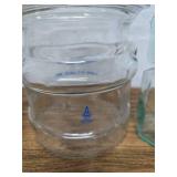 Land O Lakes covered jar, Decanters