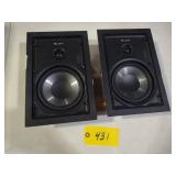 (2) Elan EL-600-IW-6 Speakers, Used...