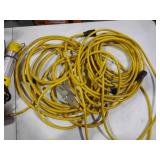 (3) H.D. Extension Cords & Work lig...