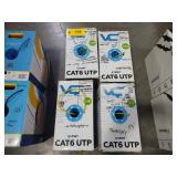 (4) Cat 6 Wire, Partial Rolls...