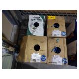 (4) Cat 6 Wire, Partial Rolls...