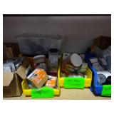 Contents of Shelf Including TV Hard...