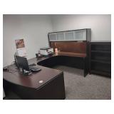 Wrap Around Desk, Book Shelf, Two D...