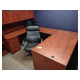 Wrap Around Desk, Task Chair, Book ...