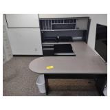 Desk, Credenza, Book Shelf, (2) Fil...