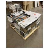 Massive Pallet of Brand Name Misc Faucets, Showers, Fixtures, Towel Bars, Bathroom Fans, Ceiling Fans, Lights, and More (Parts Only) (Great for eBay Sellers)
