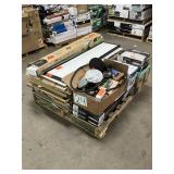 Massive Pallet of Brand Name Misc Faucets, Showers, Fixtures, Towel Bars, Bathroom Fans, Ceiling Fans, Lights, and More (Parts Only) (Great for eBay Sellers)
