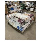 Massive Pallet of Brand Name Misc Faucets, Showers, Fixtures, Towel Bars, Bathroom Fans, Ceiling Fans, Lights, and More (Parts Only) (Great for eBay Sellers)