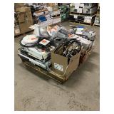 Massive Pallet of Brand Name Misc Faucets, Showers, Fixtures, Towel Bars, Bathroom Fans, Ceiling Fans, Lights, and More (Parts Only) (Great for eBay Sellers)