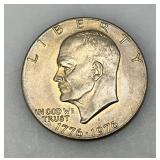 1776-1976 Type One Wide Print Bicentennial Eisenhower One Dollar Coin