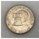 1776-1976 Type One Wide Print Bicentennial Eisenhower One Dollar Coin