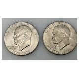 LAST ONE 1776-1976 Type One Wide Print Bicentennial Eisenhower One Dollar Coin