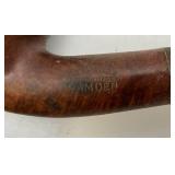 Vintage Velevet Tobacco Tin With Pipes