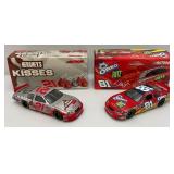 Misc. NASCAR 1:24 Scale Die Cast Stock Cars Kevin Harvick & Dale Jr. In Original Boxes