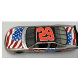 Misc. NASCAR 1:24 Scale Die Cast Stock Cars Kevin Harvick & Dale Jr. in Original Boxes