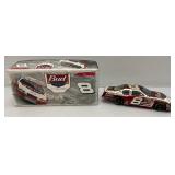Misc. NASCAR 1:24 Scale Die Cast Stock Cars Kevin Harvick Clear Stock Car & Dale Jr. Born On Date 17 Feb. 2005 in Original Boxes
