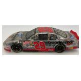 Misc. NASCAR 1:24 Scale Die Cast Stock Cars Kevin Harvick Clear Stock Car & Dale Jr. Born On Date 17 Feb. 2005 in Original Boxes