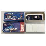 Misc. NASCAR 1:24 Scale Die Cast Stock Cars Kevin Harvick & Dale Jr. Clear Stock Car in Original Boxes