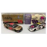 Misc. NASCAR 1:24 Scale Die Cast Stock Cars Kevin Harvick & Dale Jr. in Original Boxes