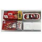 Misc. NASCAR 1:24 Scale Die Cast Stock Cars Kevin Harvick & Dale Jr. in Original Boxes