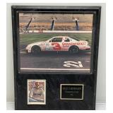 12" x 15" Dale Earnhardt "Goodwrench" #3 Plaque With 8" x 12" Photo and Card Holder