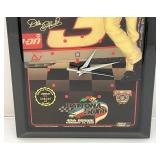 Vintage Limited Edition of 8099 /10,000 11" x 23" Jebco NASCAR Busch Series "DALE EARNHARDT" Epoxy Clock