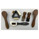 Footfitter Brand Wooden Shoeshine Box With Shoeshine Items