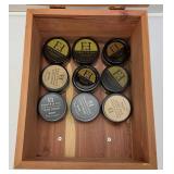 Footfitter Brand Wooden Shoeshine Box With Shoeshine Items