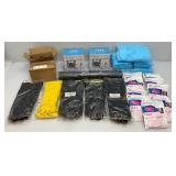 Misc. Cleaning Supplies Including Diposable Suits, Heavy Duty Heat Resistant Gloves and More