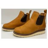SUREWAY Light Brown Full-Grain Leather GOODYEAR Welt Construction Slip/Oil/Acid Resistant Work Boot (New In Box) Size US Mens 10