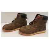 SUREWAY Dark Brown Tumble Leather GOODYEAR Welt Construction Slip/Oil/Acid Resistant Work Boot (New In Box) Size US Mens 13