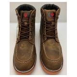 SUREWAY Dark Brown Tumble Leather GOODYEAR Welt Construction Slip/Oil/Acid Resistant Work Boot (New In Box) Size US Mens 13