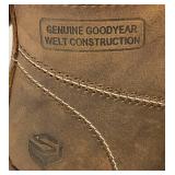 SUREWAY Dark Brown Tumble Leather GOODYEAR Welt Construction Slip/Oil/Acid Resistant Work Boot (New In Box) Size US Mens 13
