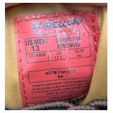 SUREWAY Dark Brown Tumble Leather GOODYEAR Welt Construction Slip/Oil/Acid Resistant Work Boot (New In Box) Size US Mens 13