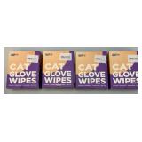 HICC Groom Cat Glove Wipes (New) Factory Sealed