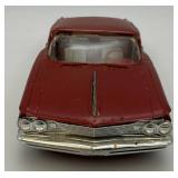 Vintage Highly Collectible 1960 Pontiac Bonneville Dealer Promo Car With Wheel Adjustment Lever On Bottom 8" Missing Back Bumper
